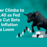Silver Climbs to $41.40 as Fed Rate Cut Bets and Inflation Data Loom