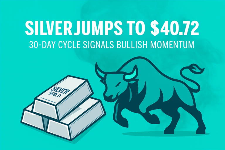 Silver Jumps to $40.72: 30-Day Cycle Signals Bullish Momentum