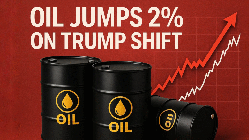 Oil Rallies 2% After Trump Softens Tariff Threat — Key Drivers at Play