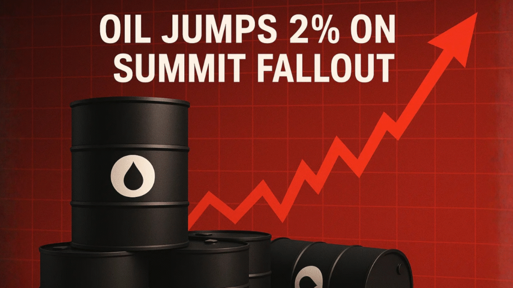 Oil Rises 2% to $62.54 as Trump-Putin Summit Collapses, U.S. to Refill SPR