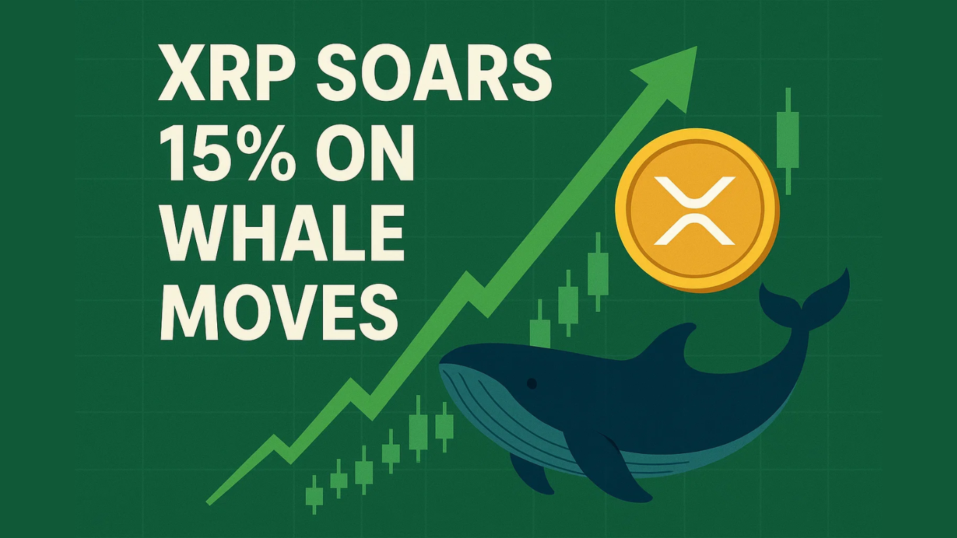 XRP Jumps 15% as $1.4B Whale Activity Turns Bullish After 4 Months