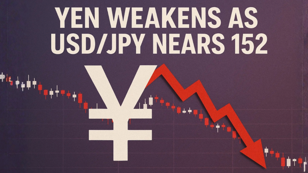 USD/JPY Nears 152 as Yen Weakens Despite Pro-Strong-JPY Finance Minister