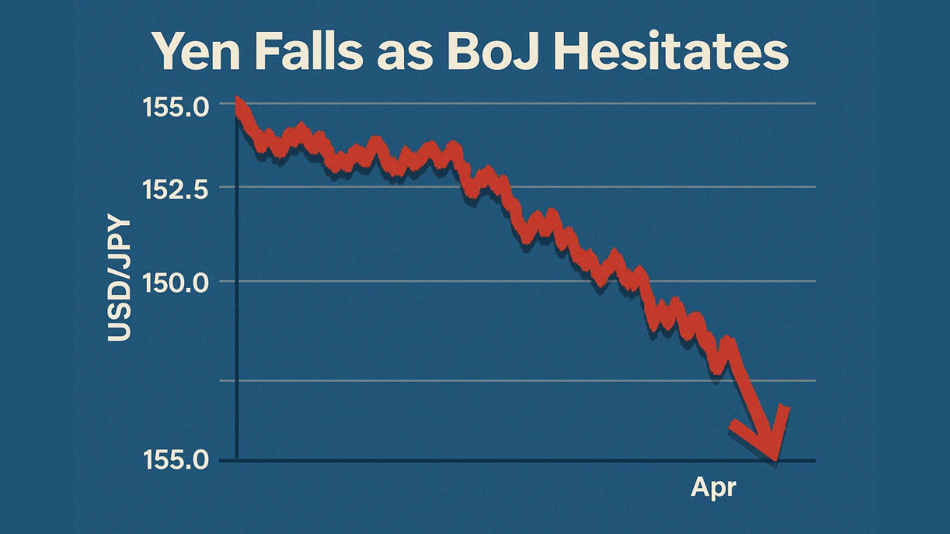 Japanese Yen Drops 0.3% as BoJ Rate Hike Bets Fade; USD/JPY Hits 151.00