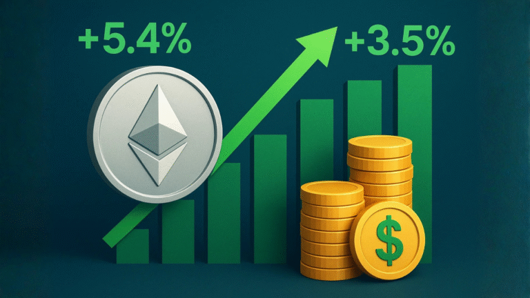 Ethereum Jumps 5.4% as BitMine Adds $1B ETH, BMNR Stock Climbs 3.5%