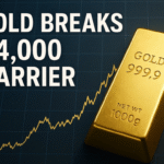 Gold Soars Past $4,000/oz as Political Turmoil and Rate Cuts Drive Surge