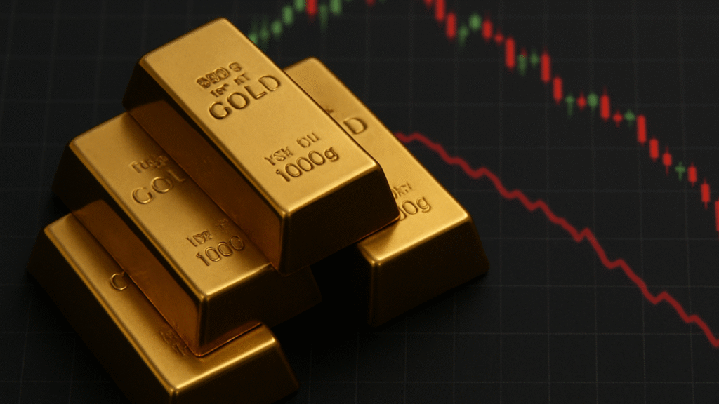 Gold Slips 0.3% to $3,847 as Risk Appetite Caps Haven Demand