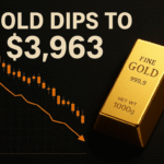Gold Slips 0.4% to $3,963 as Trade Optimism Weakens Safe-Haven Demand