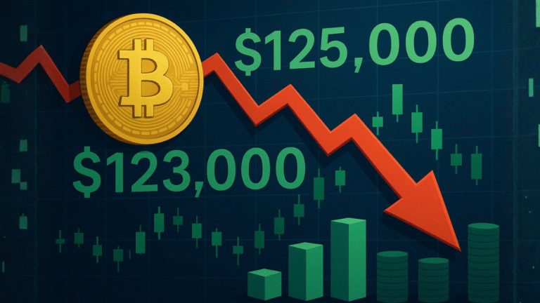 Bitcoin Slips to $123K After $125K Record; ETF Inflows Hit $3.2B