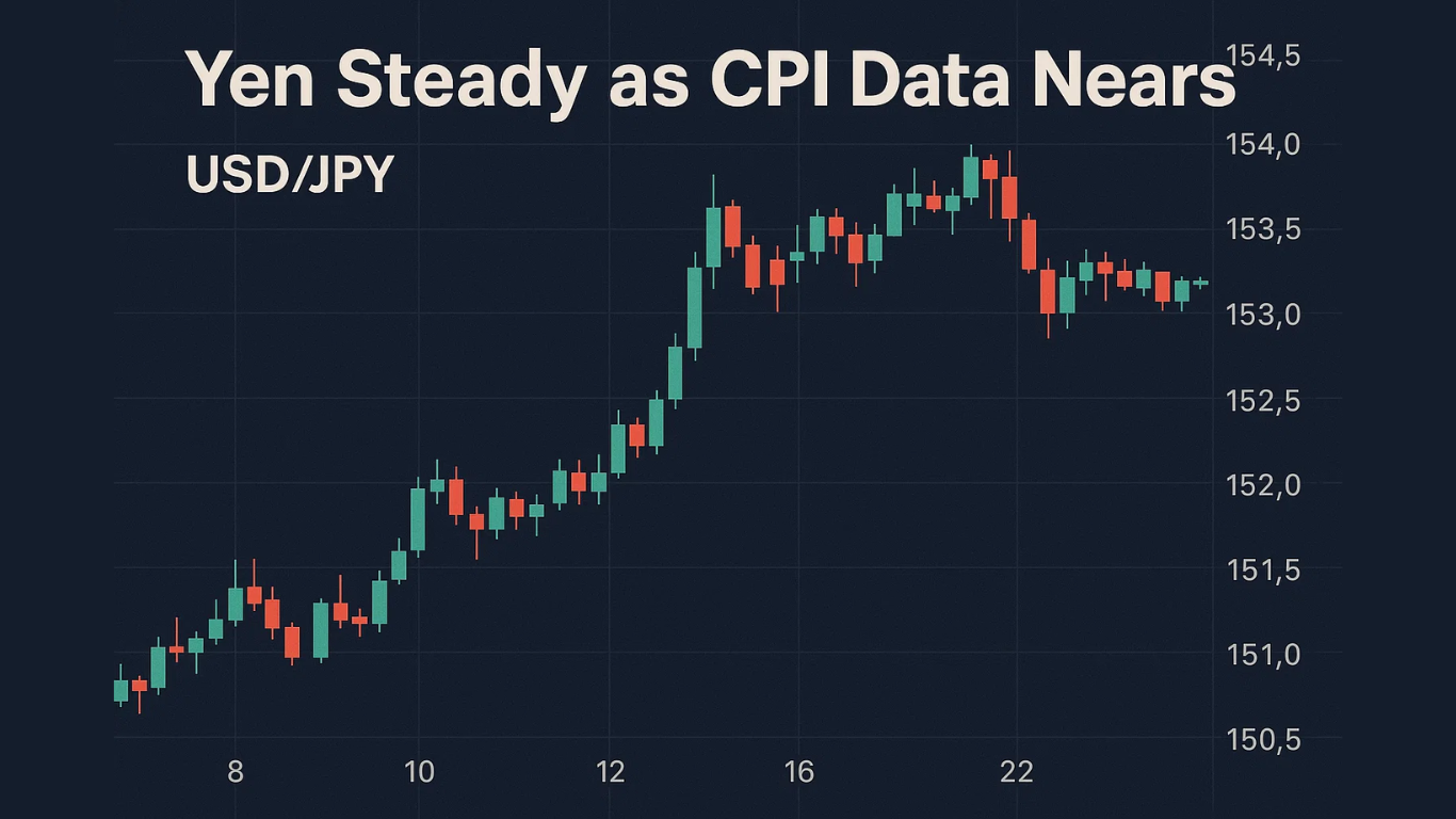 USD/JPY Holds Near 153.00 as Traders Eye CPI at 3.1% and Fed Rate Cut