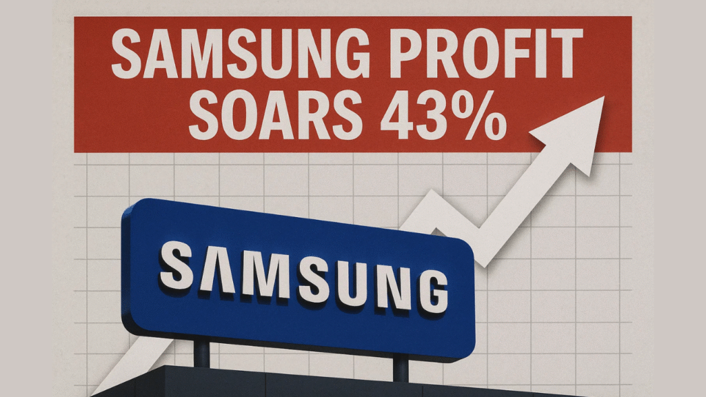 Samsung’s Q3 Profit to Soar 43% as AI Boom Drives Chip Price Surge