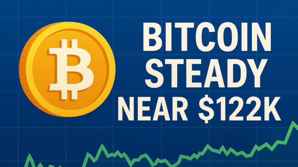 Bitcoin Holds Near $122K as U.S. Shutdown Stalls Crypto Legislation