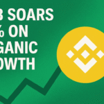 BNB Surges 10% as CZ Credits Organic Growth, No Market Maker Support