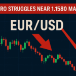 EUR/USD Hovers Near 1.1580 as Dollar Strength Caps Rebound Attempt