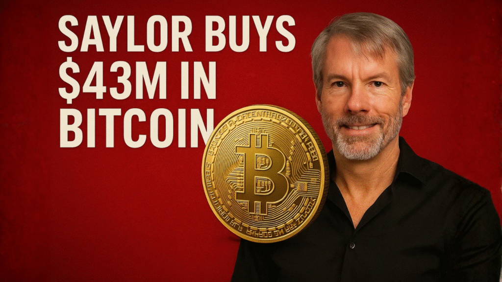 Michael Saylor Buys 390 More BTC Worth $43M as Bitcoin Tops $115,000