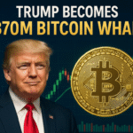 Trump Becomes $870 Million Bitcoin Whale as Crypto Markets Tumble