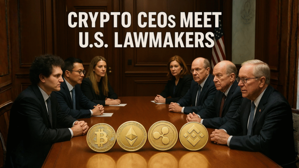 Crypto CEOs Meet Democrats as $850B Market Rout Tests ETF Outlook