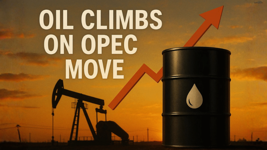 Oil Rises 0.3% as OPEC+ Adds 137,000 Barrels—Less Than Markets Feared