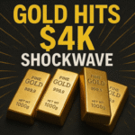 Gold Nears $4,000/oz as Political Unrest and Rate Cut Bets Lift Demand