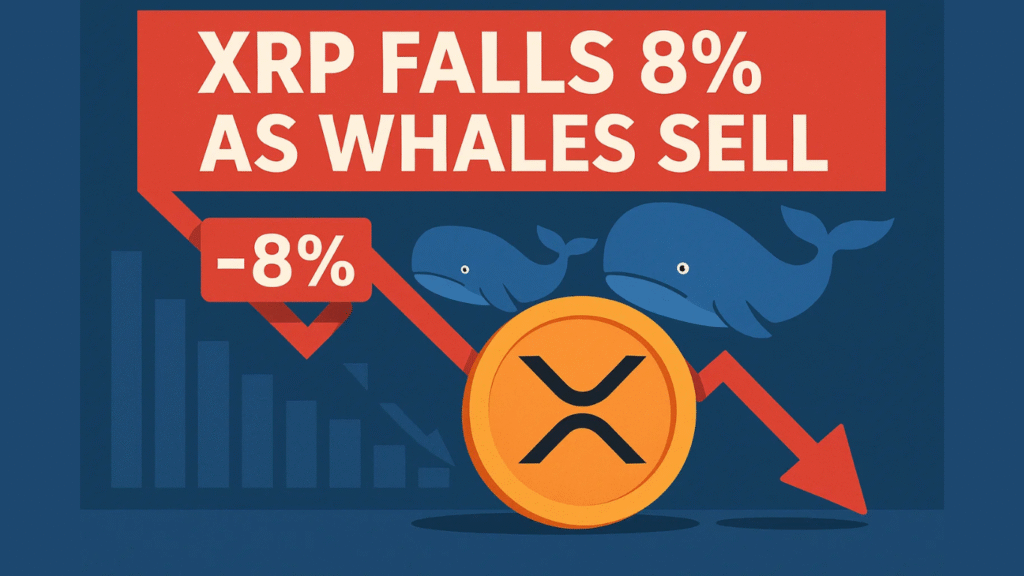 XRP Slumps 8% as Whales Dump 2.23B Tokens—Will $2 Hold as Key Support?
