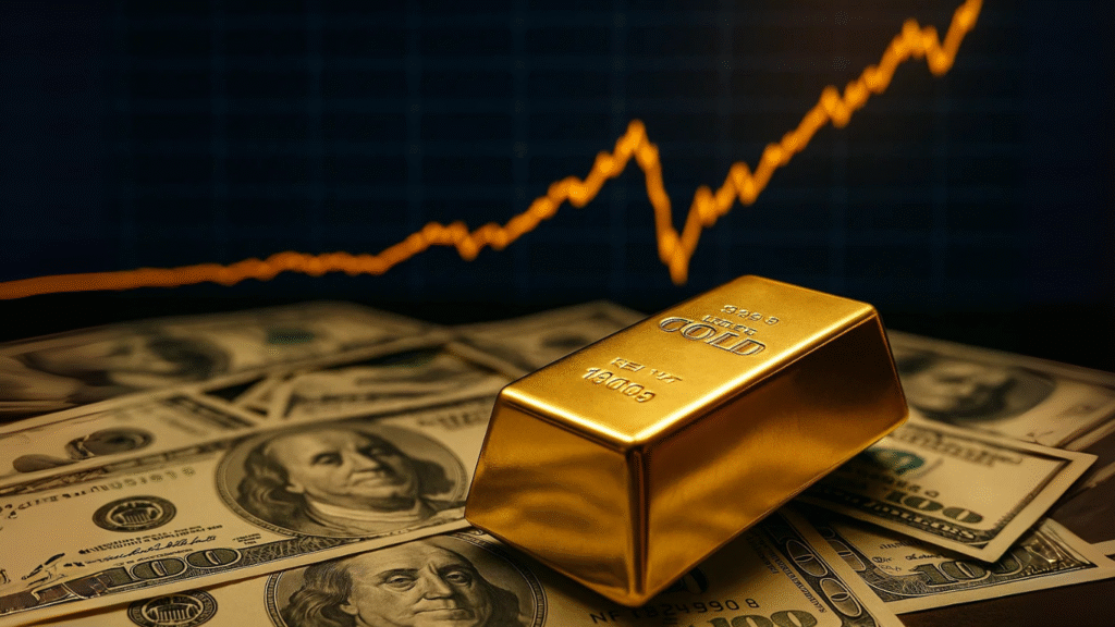 Gold Hits $3,895 as U.S. Shutdown Fuels Rate-Cut Bets