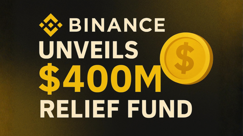 Binance Launches $400M Relief Fund to Restore Trust After Market Crash