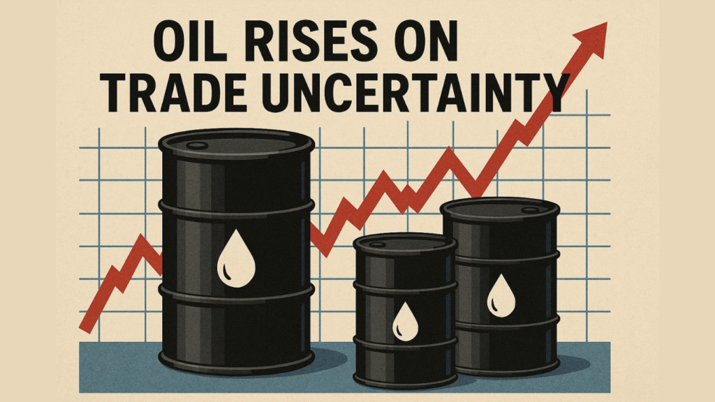 Oil Rises 0.9% to $61.52 as Traders Weigh Oversupply and Trade Risks