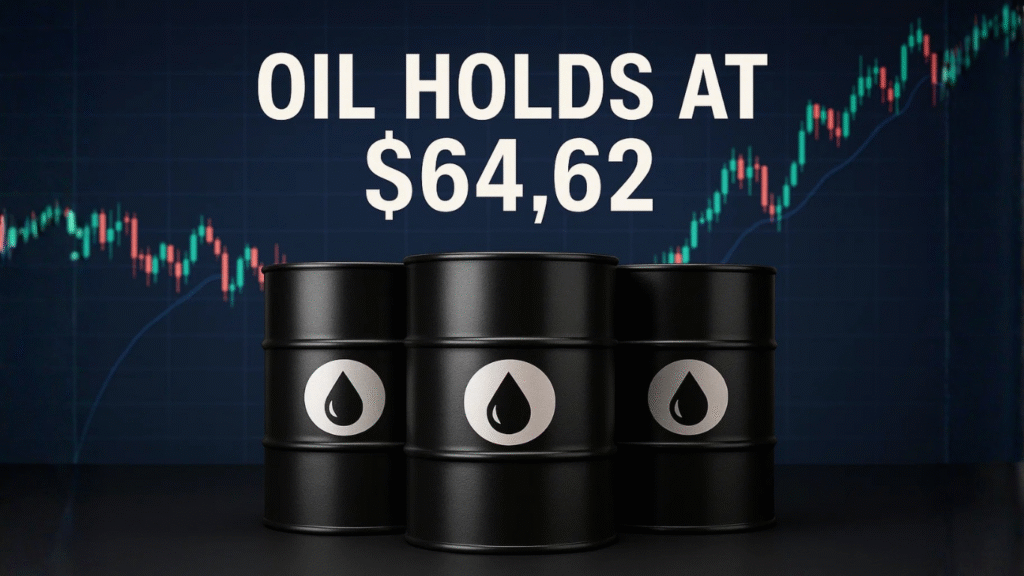 Oil Steadies at $64.62 as Trump Cuts China Tariffs to 47% After Xi Talks