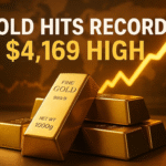 Gold Surges to Record $4,169 as U.S.–China Tensions and Silver Rally