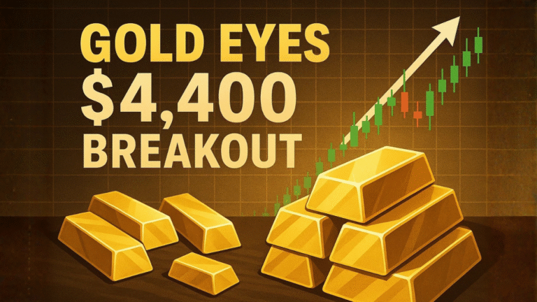 Gold Rallies Toward $4,400 as Fed Cut Bets and Safe-Haven Demand Surge