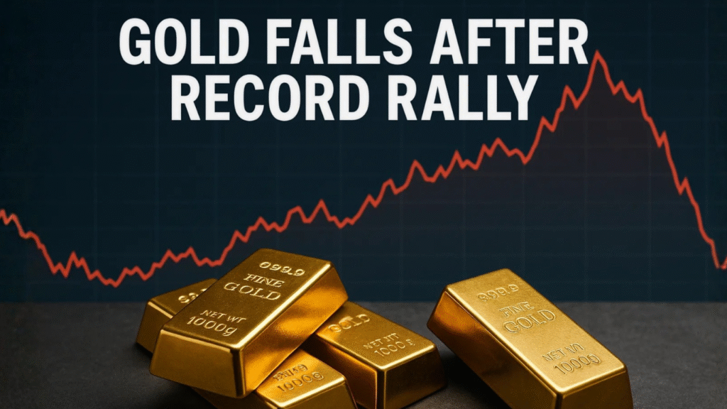 Gold Slips 2.3% to $4,029 as Traders Take Profits After Record $4,381 Peak