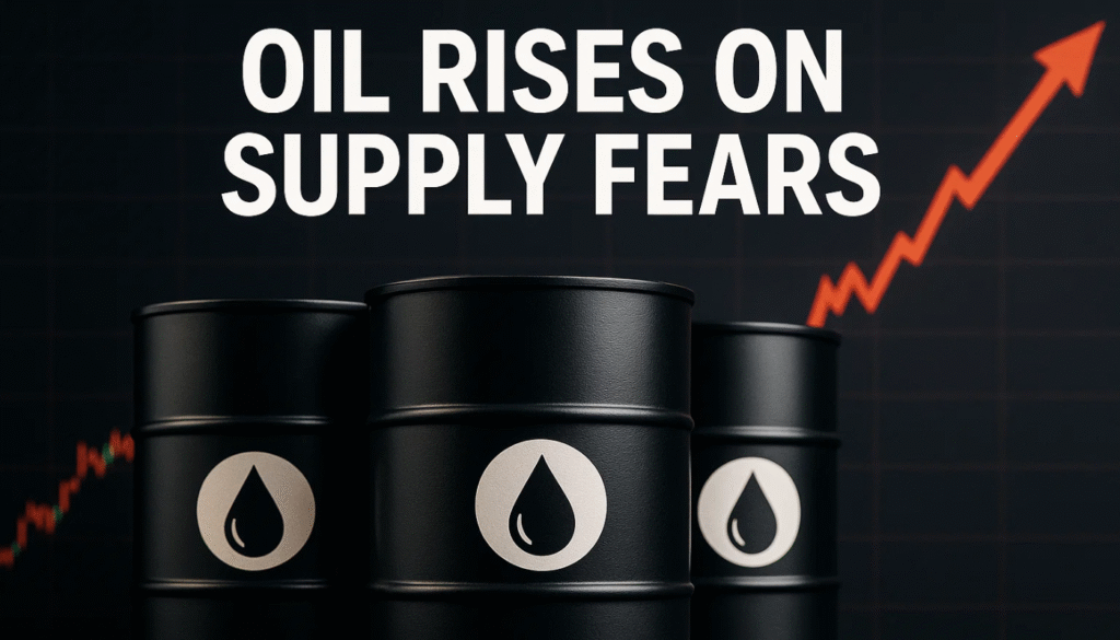Oil Rises 0.3% as U.S. Peace Push Sparks Supply Fears but Stockpiles Drop