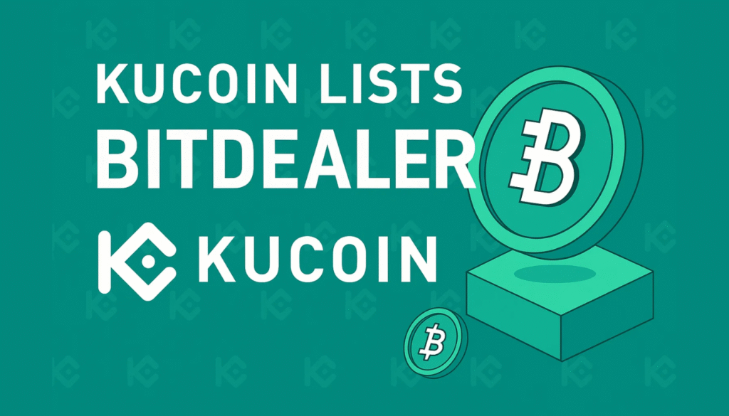 KuCoin Lists 17.1M Bitdealer Tokens as Solana Gaming Demand Accelerates