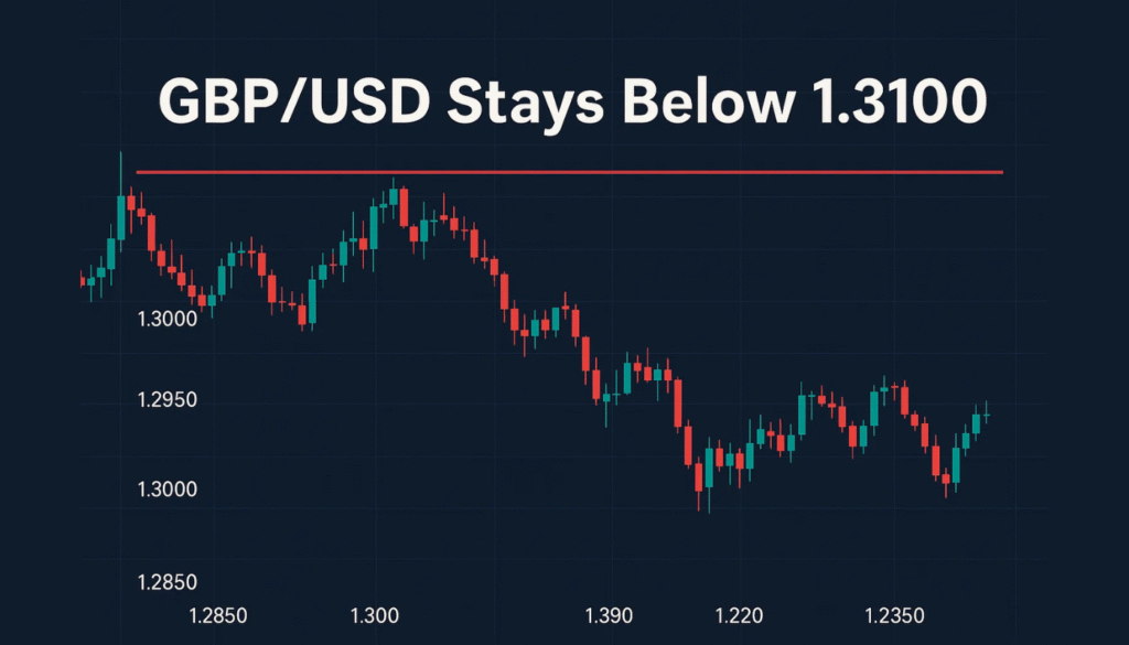 GBP/USD Holds Below 1.3100 as Traders Eye 3 Key U.S. PMI Readings Friday