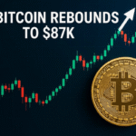 Bitcoin Rebounds 1.4% to $87K After $4.34B ETF Outflows Deepen Market Strain