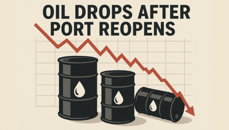 Oil Drops 0.9% as Novorossiysk Reopens After Disrupting 2% of Supply