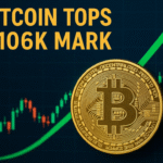 Bitcoin Surges 4.3% to $106,330 as U.S. Shutdown Deal Boosts Confidence