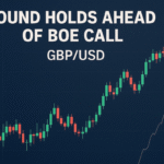 GBP/USD Steadies Above 1.3050 as Markets Await Bank of England Decision