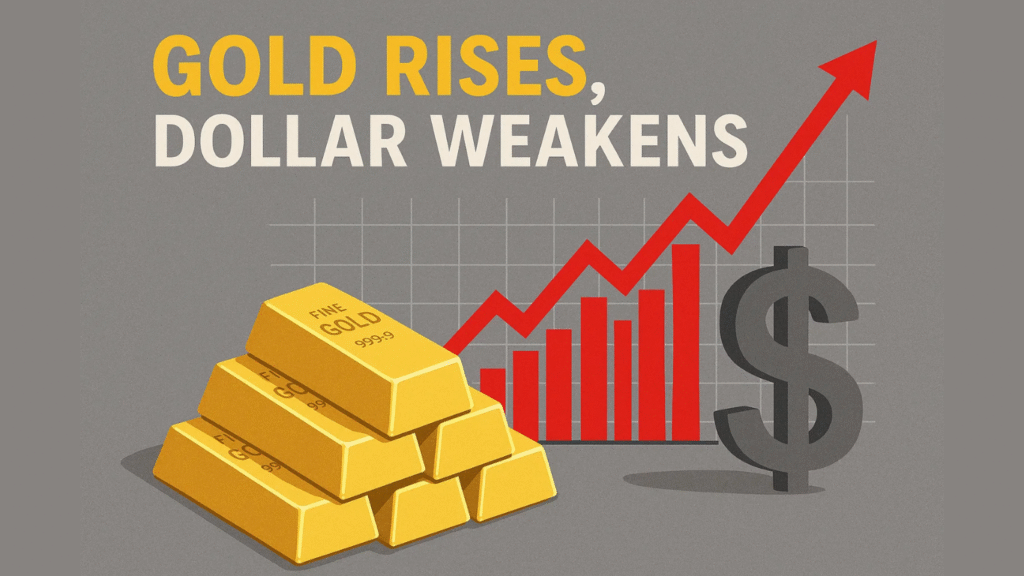 Gold Climbs 0.5% to $3,996 as Dollar Weakens, But Faces 3rd Weekly Loss