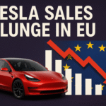 Tesla’s EU Sales Plunge 48.5% as BYD Surges Past 17,000 Monthly Deliveries