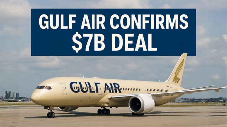 Gulf Air Confirms $7B Deal for 12–15 Boeing 787s to Expand Long-Haul Fleet