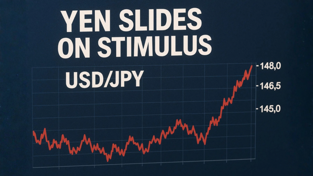 Yen Slides to 9-Month Low as ¥23T Stimulus Fuels Fresh USD/JPY Surge