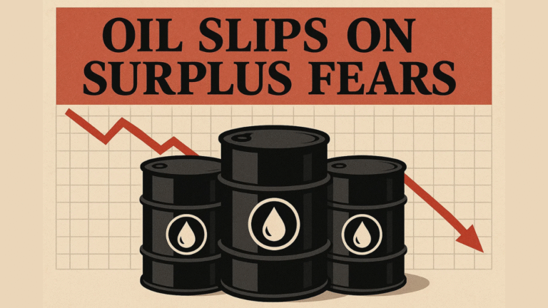 Oil Slips 0.4% as 2026 Surplus Forecasts Hit 2M-Barrel-Per-Day Outlook