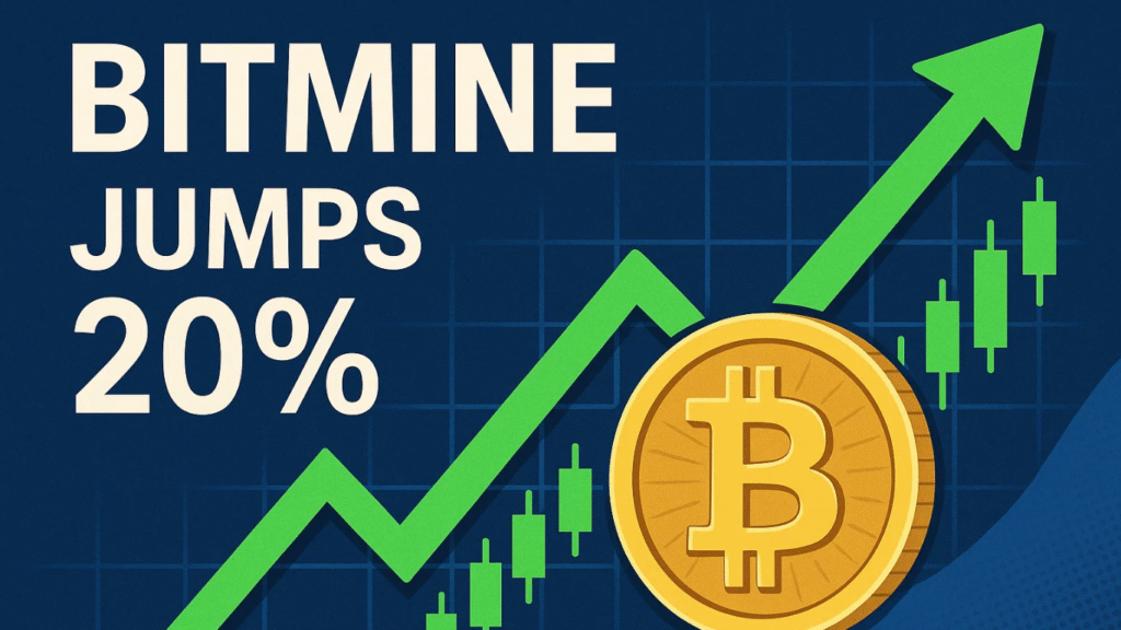 BitMine Jumps 20% as Treasury Stocks Beat Crypto’s 2.1% Market Rebound