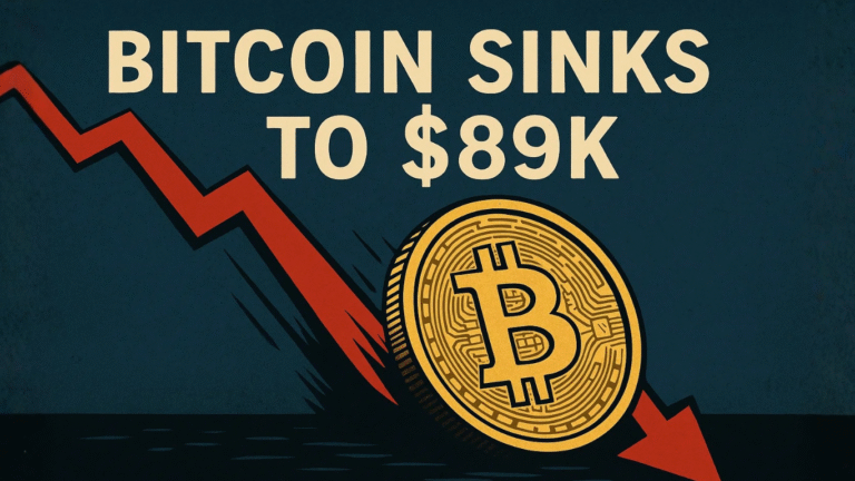 Bitcoin Sinks to $89.4K as $1T Market Loss Mounts; Gemini Co-Founder Sees Finale Dip