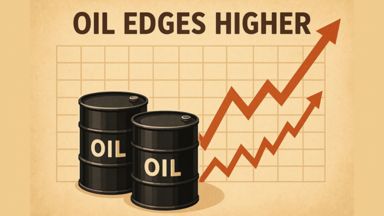 Oil Edges Up 0.3% After Peace Talks Send Brent to Fresh One-Month Low