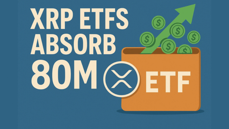 XRP ETFs Absorb 80M Tokens in 24 Hours as Price Retests $2.20 Resistance