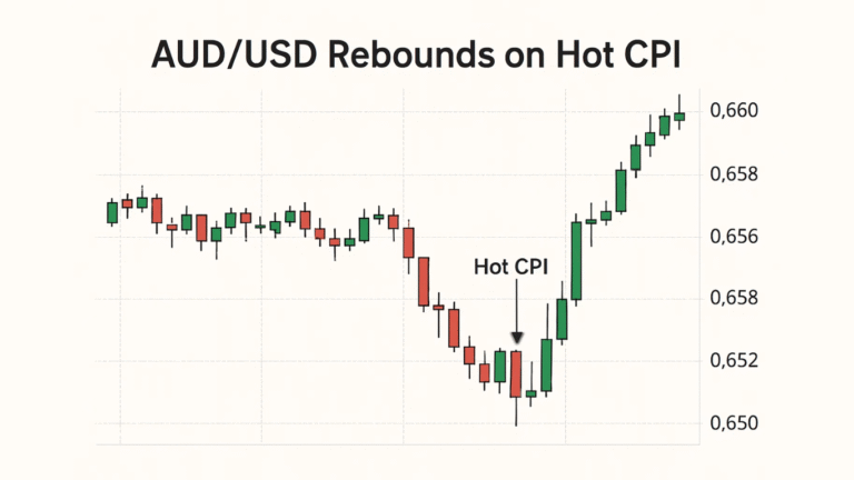 AUD/USD Rebounds Toward 0.6500 After Hot 3.8% CPI Upends Rate-Cut Bets