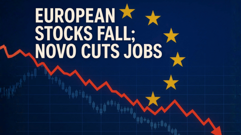 European Stocks Drop 0.6% as Novo Nordisk Cuts 9,000 Jobs Amid Global Selloff