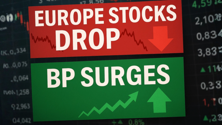 European Stocks Drop 1.4% as Investors Take Profits, BP Tops $2.2B Forecast