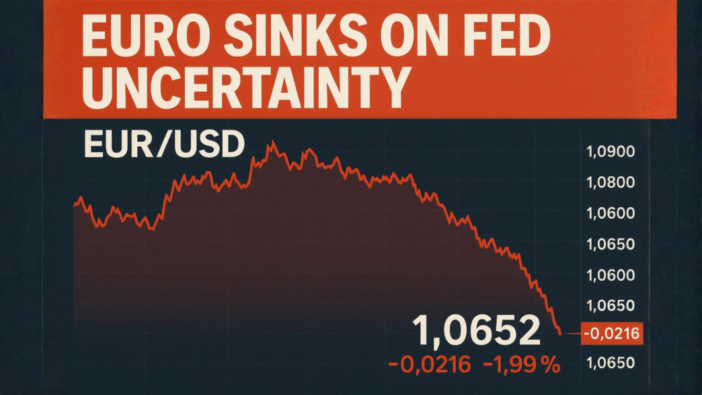 EUR/USD Falls Below 1.1500, Hits 3-Month Low Amid Fed Policy Uncertainty